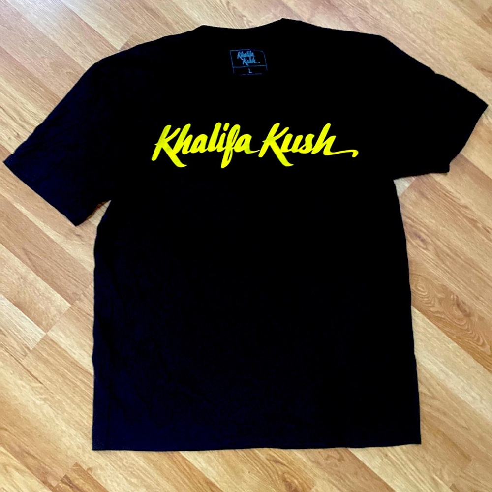 Rare, Khalifa Kush cannabis shirt by Wiz Khalifa. Authentic